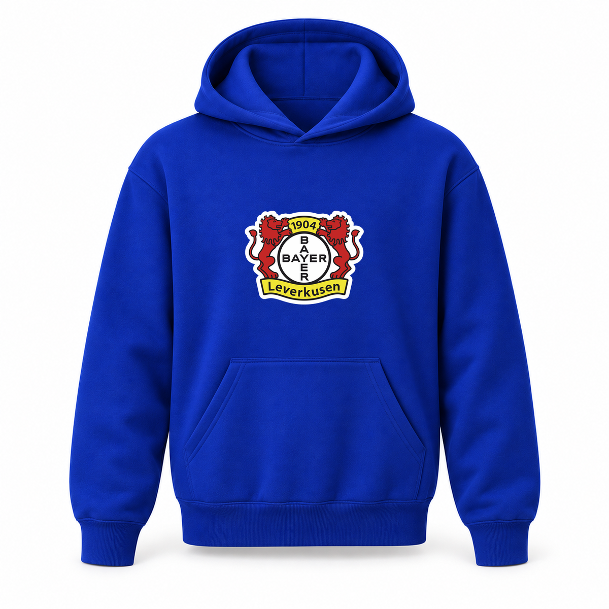 Youth Kids Bayer Leverkusen FC Pullover Hoodie | Color: Blue | Refreshed youth hoodie, original Drive artwork