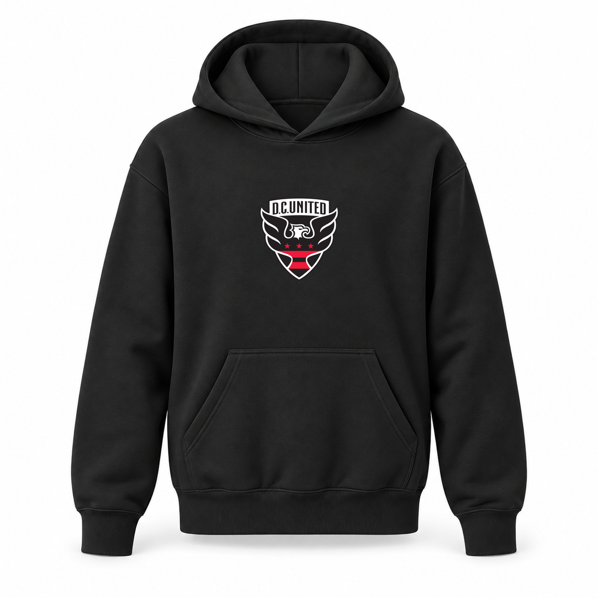 Youth Kids D.C. United FC Pullover Hoodie | Color: Black | Refreshed youth hoodie, original Drive artwork
