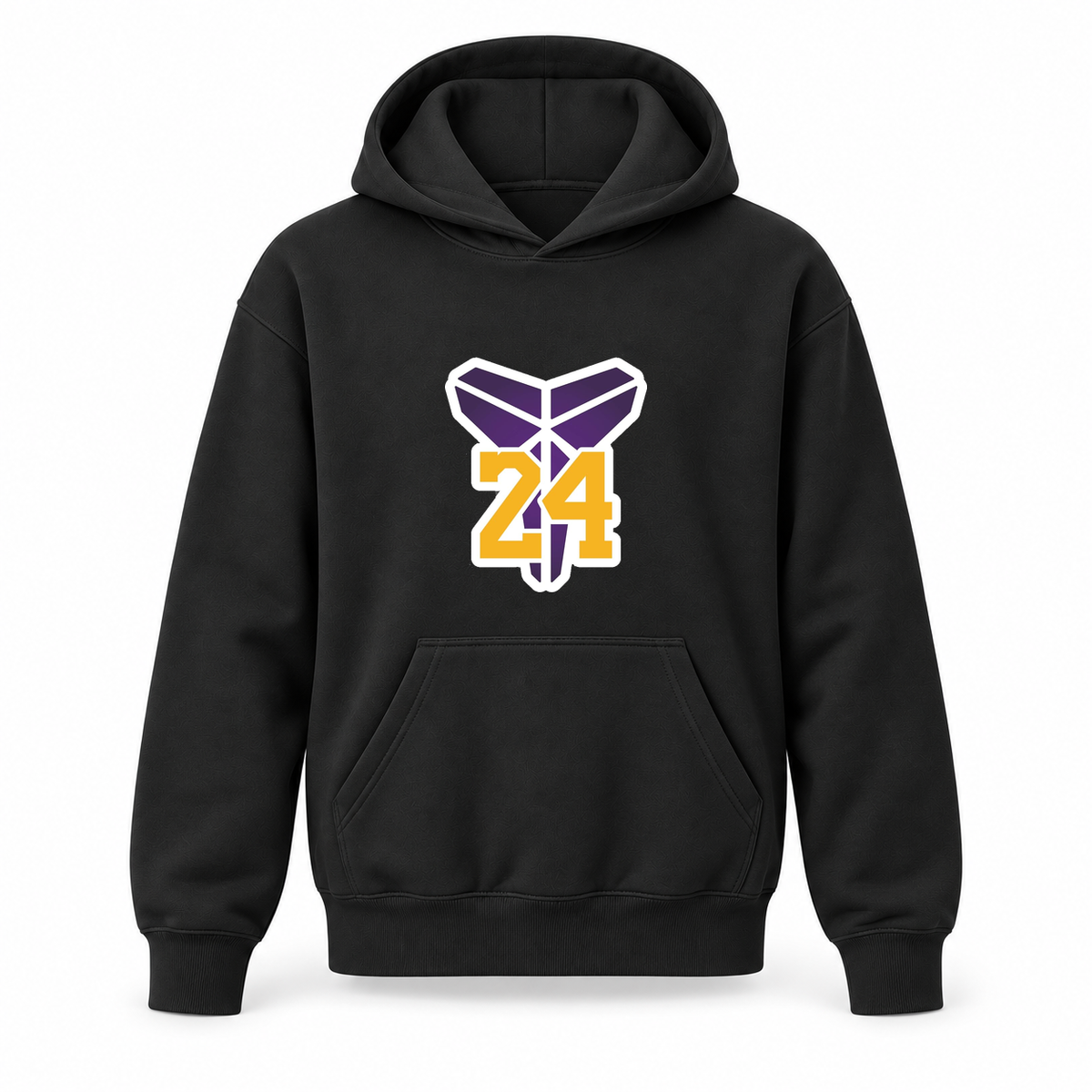 Youth Kids Kobe Bryant Mamba 24 Pullover Hoodie | Color: Black | Refreshed youth hoodie, original Drive artwork