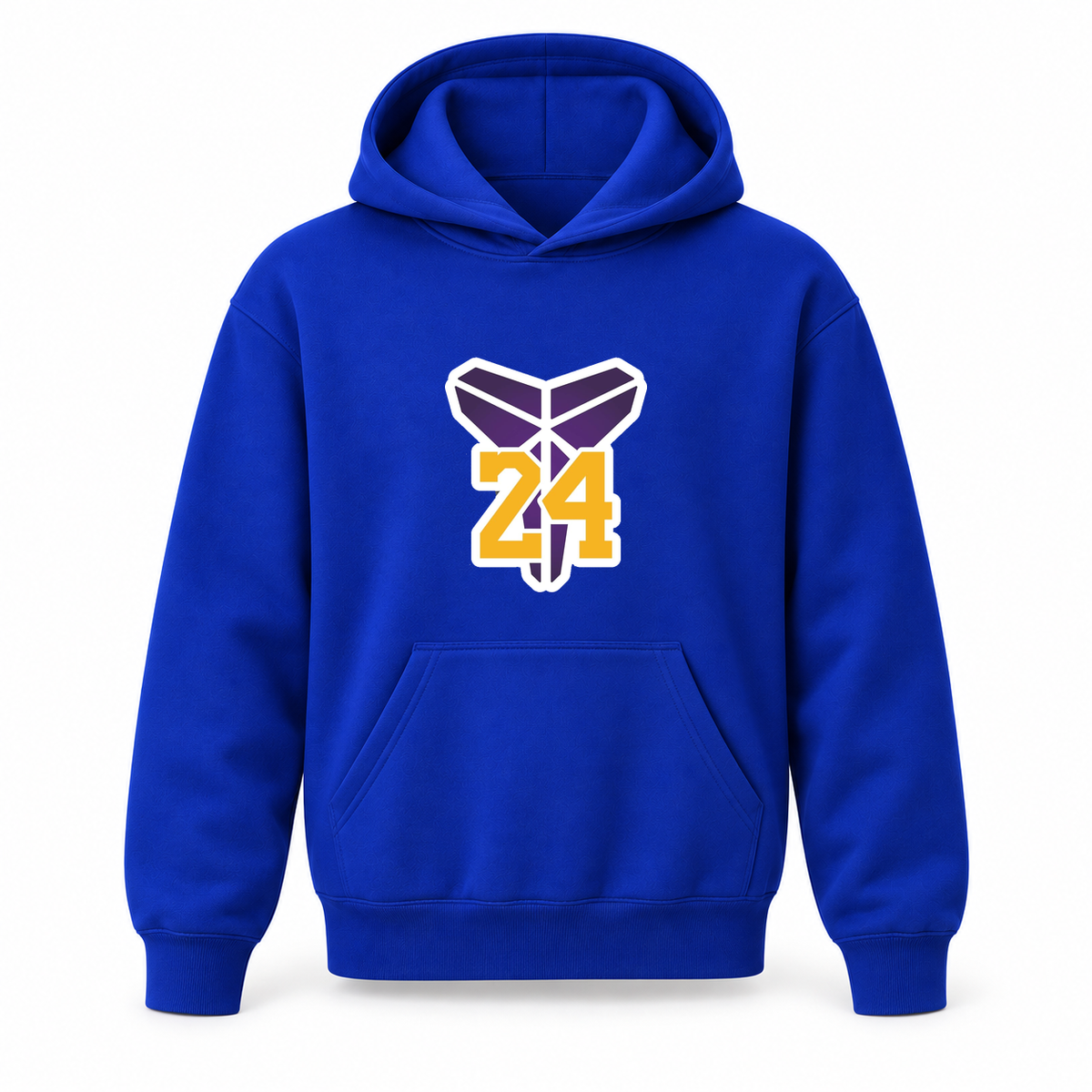 Youth Kids Kobe Bryant Mamba 24 Pullover Hoodie | Color: Blue | Refreshed youth hoodie, original Drive artwork