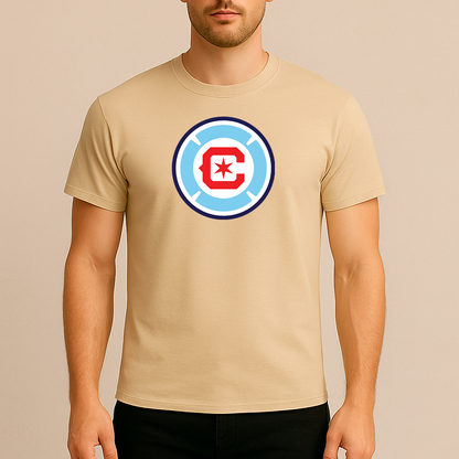 Men's Chicago Fire Soccer Cotton T-Shirt