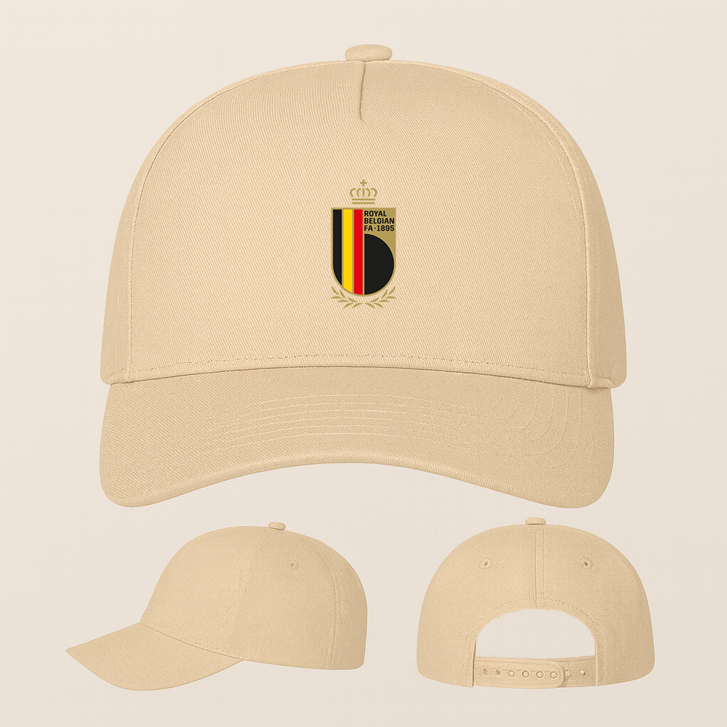 Belgium National Soccer Team Five Panel Twill Snapback Cap