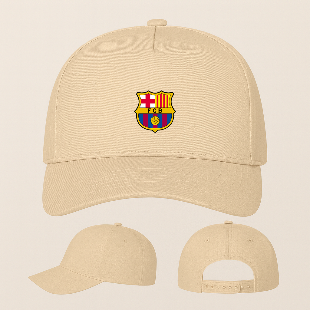 F.C. Barcelona Soccer Five Panel Twill Snapback Cap
