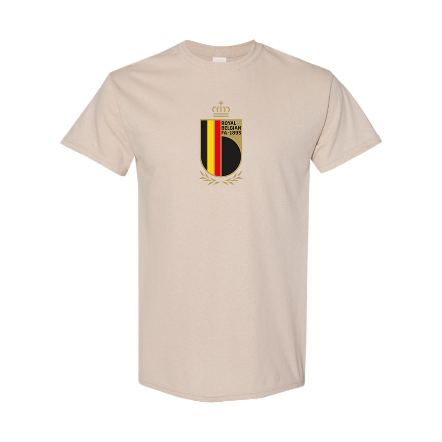 Men's Belgium National Soccer Team Cotton T-Shirt