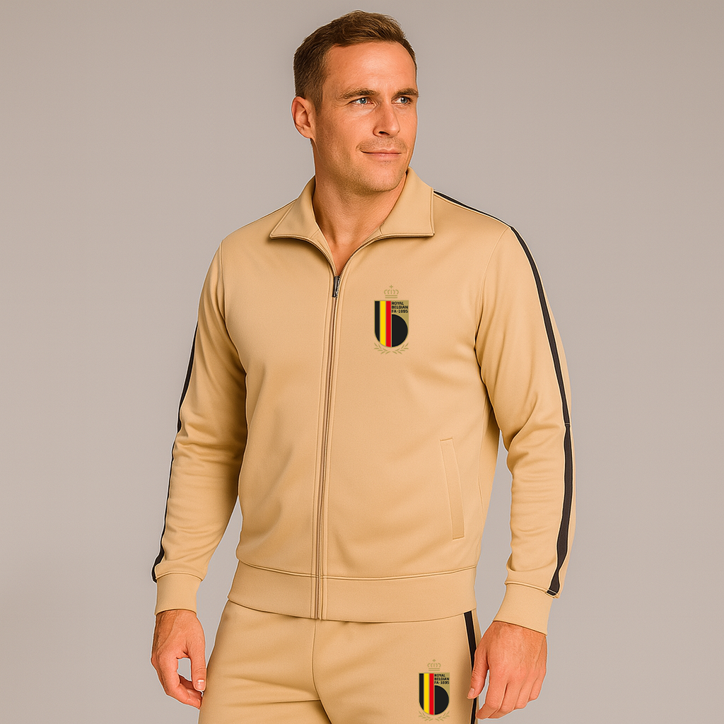 Men's Belgium National Soccer Team Logo Dri-Fit TrackSuit