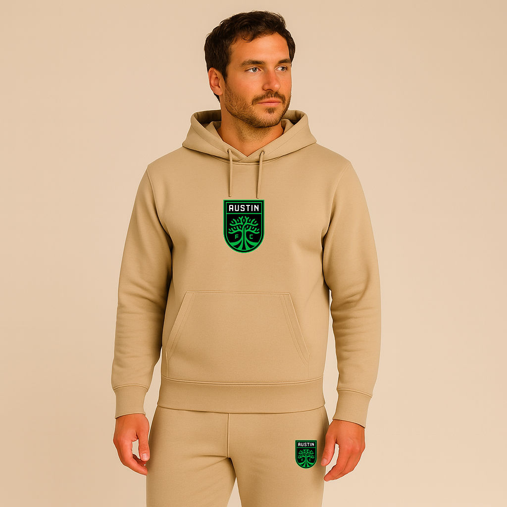 Men's Austin FC Logo Hoodie Joggers Set