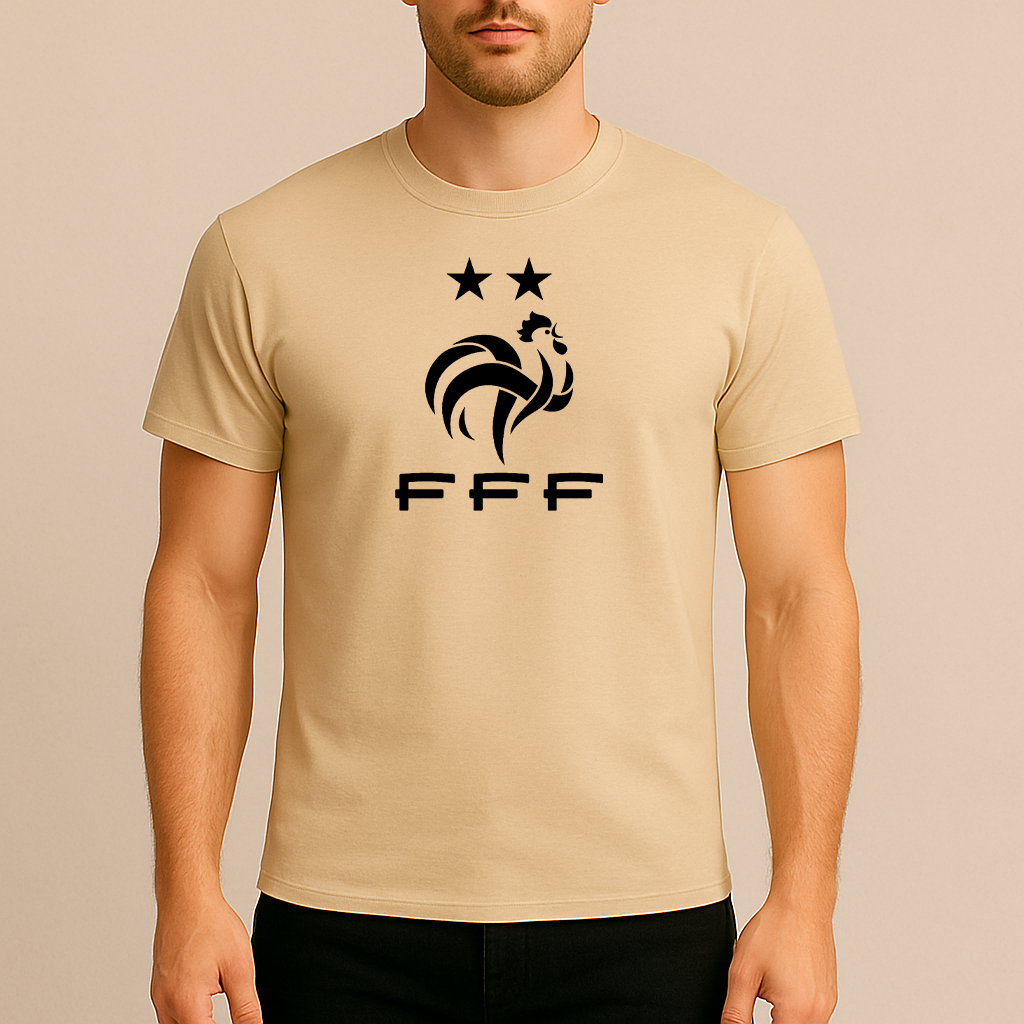 Men's France Soccer Cotton T-Shirt