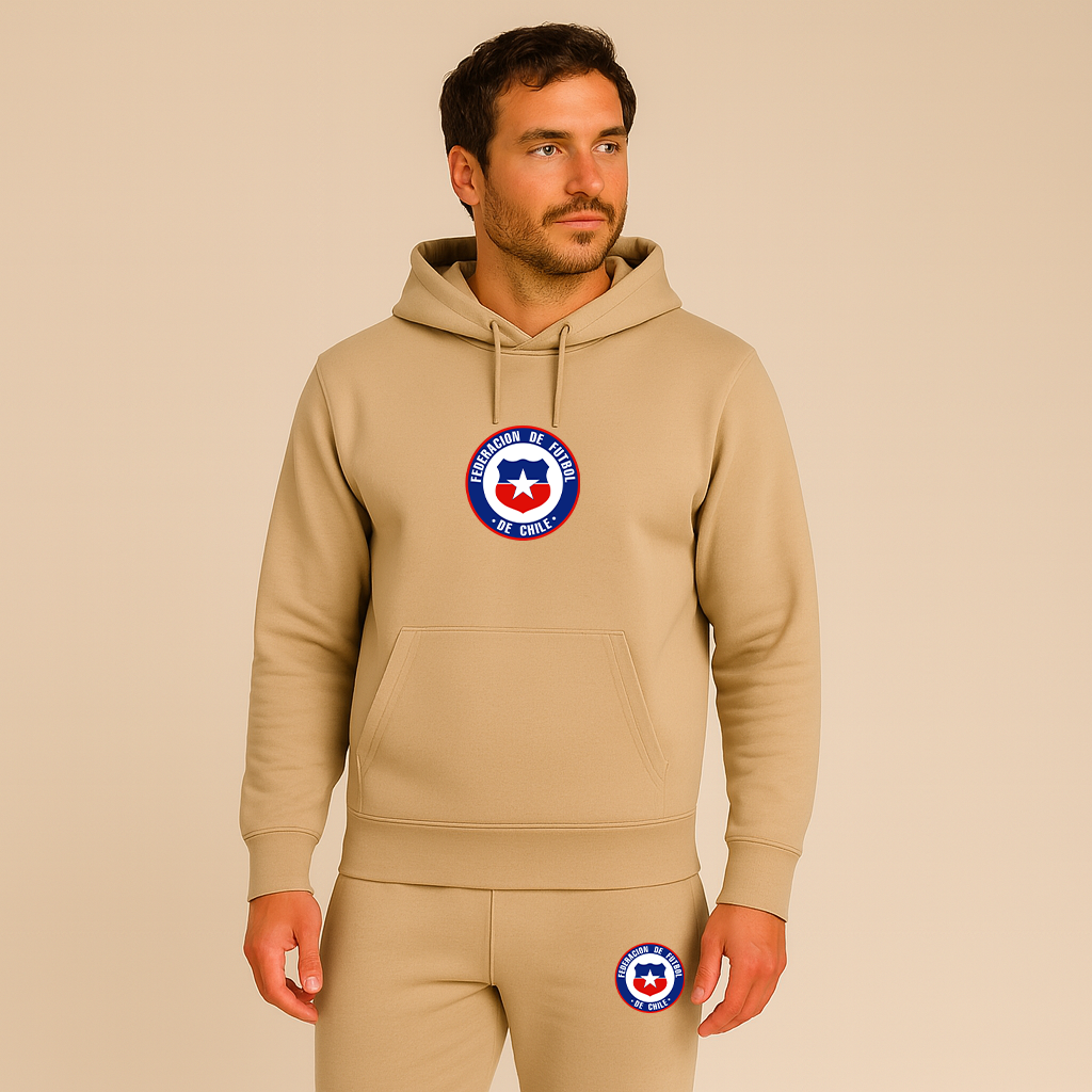 Men's Chile National Soccer Team  Hoodie Joggers Set