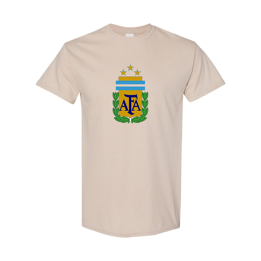 Men's Argentina National Soccer Team Cotton T-Shirt