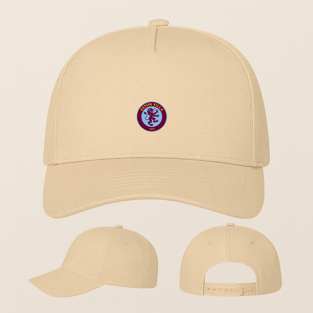 Aston Villa FC Five Panel Twill Snapback Cap