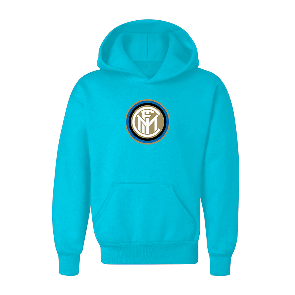 Youth Kids Inter Milan Soccer Pullover Hoodie