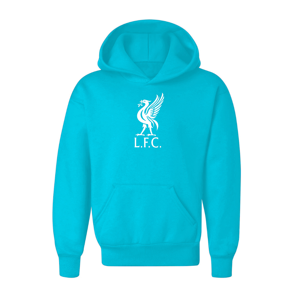 Youth Kids Liverpool L.F.C. Soccer Pullover Hoodie