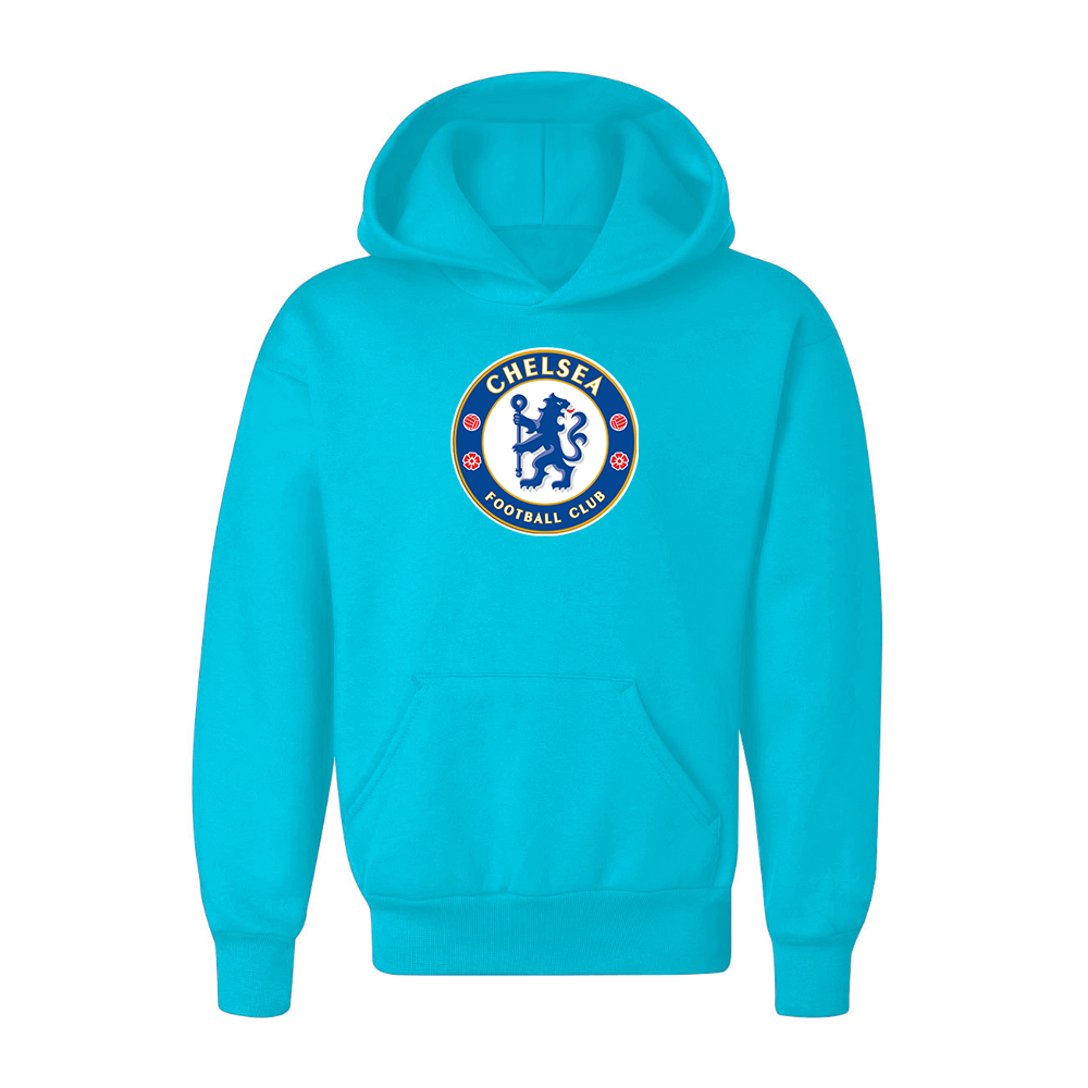 Youth Kids Chelsea Soccer Pullover Hoodie