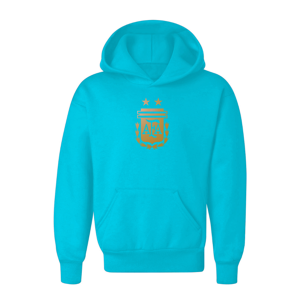 Youth Kids Brazil Soccer Pullover Hoodie