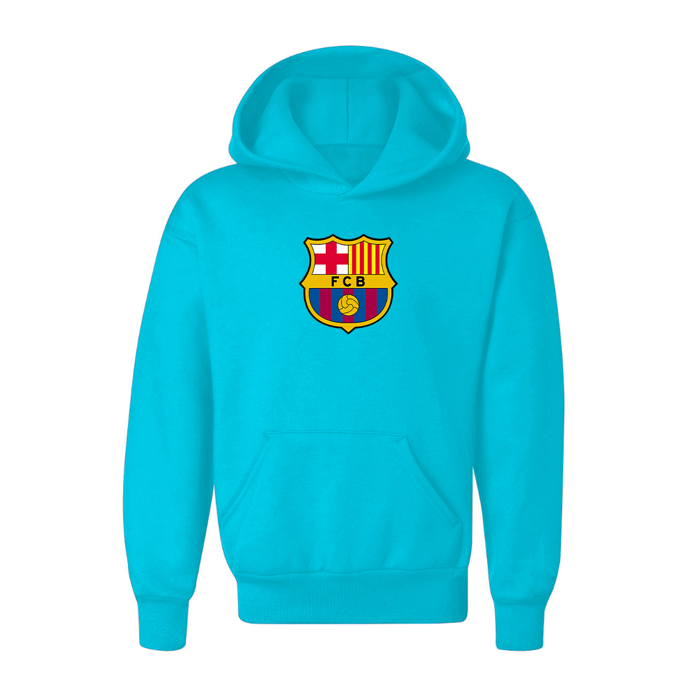 Youth Kids F.C. Barcelona Soccer Pullover Hoodie