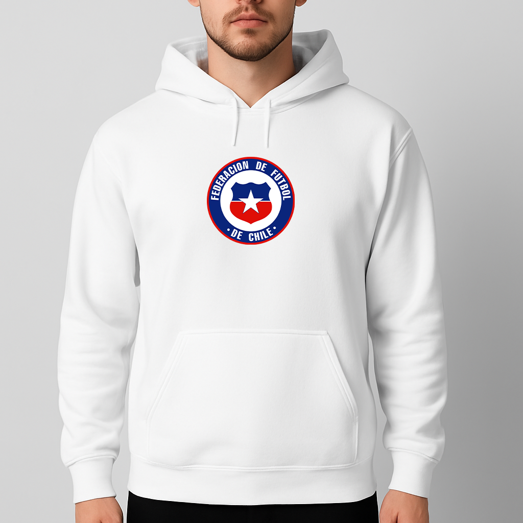 Men's Chile National Soccer Team  Pullover Hoodie