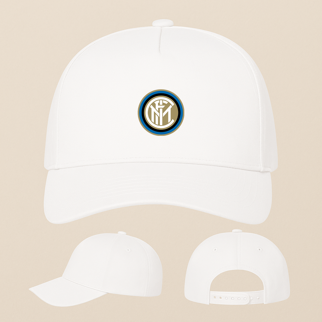 Inter Milan Soccer Five Panel Twill Snapback Cap