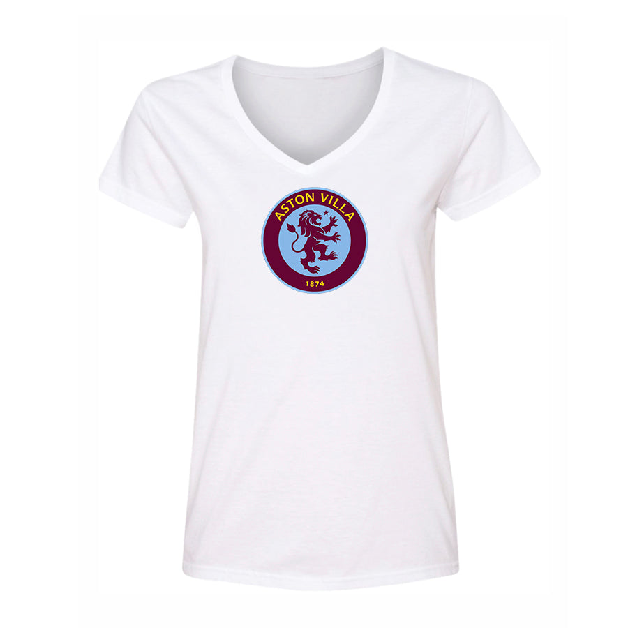 Women's Aston Villa FC V-Neck T-Shirt