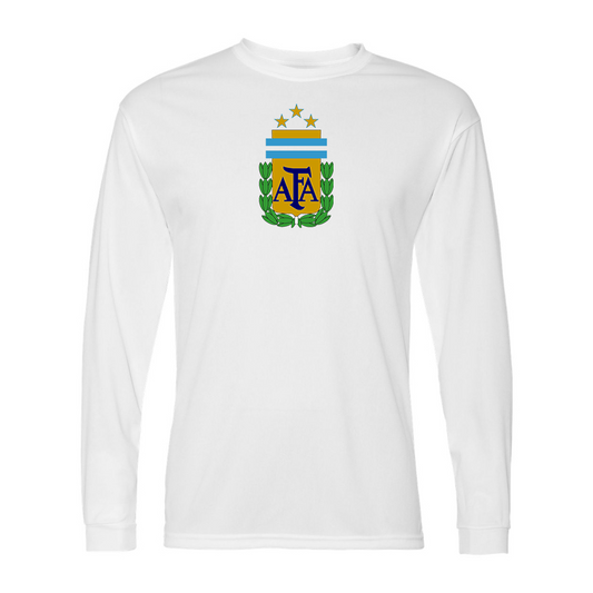 Men’s Argentina National Soccer - Performance Long Sleeve T-Shirt