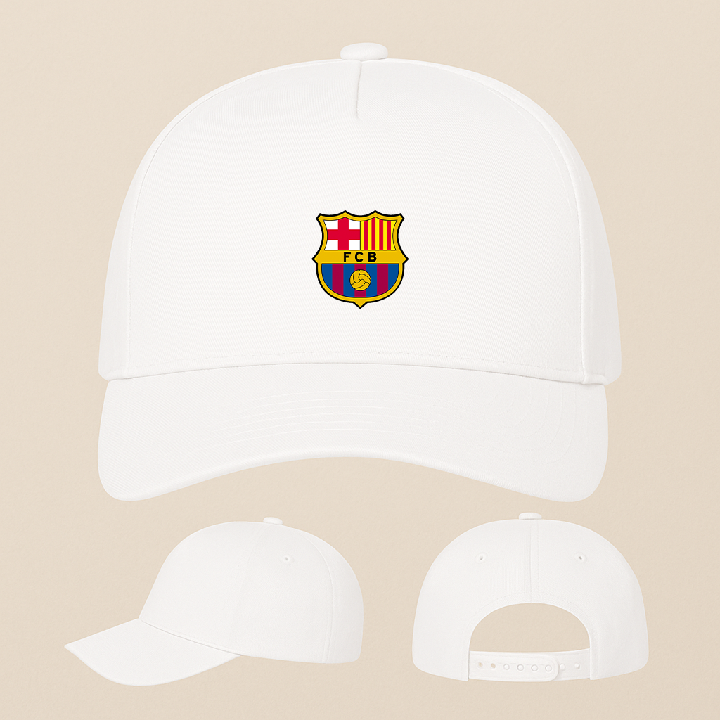 F.C. Barcelona Soccer Five Panel Twill Snapback Cap