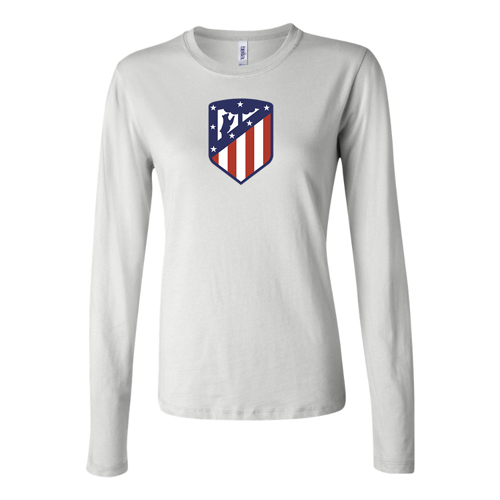 Women's Atletico Madrid FC Long Sleeve T-Shirt