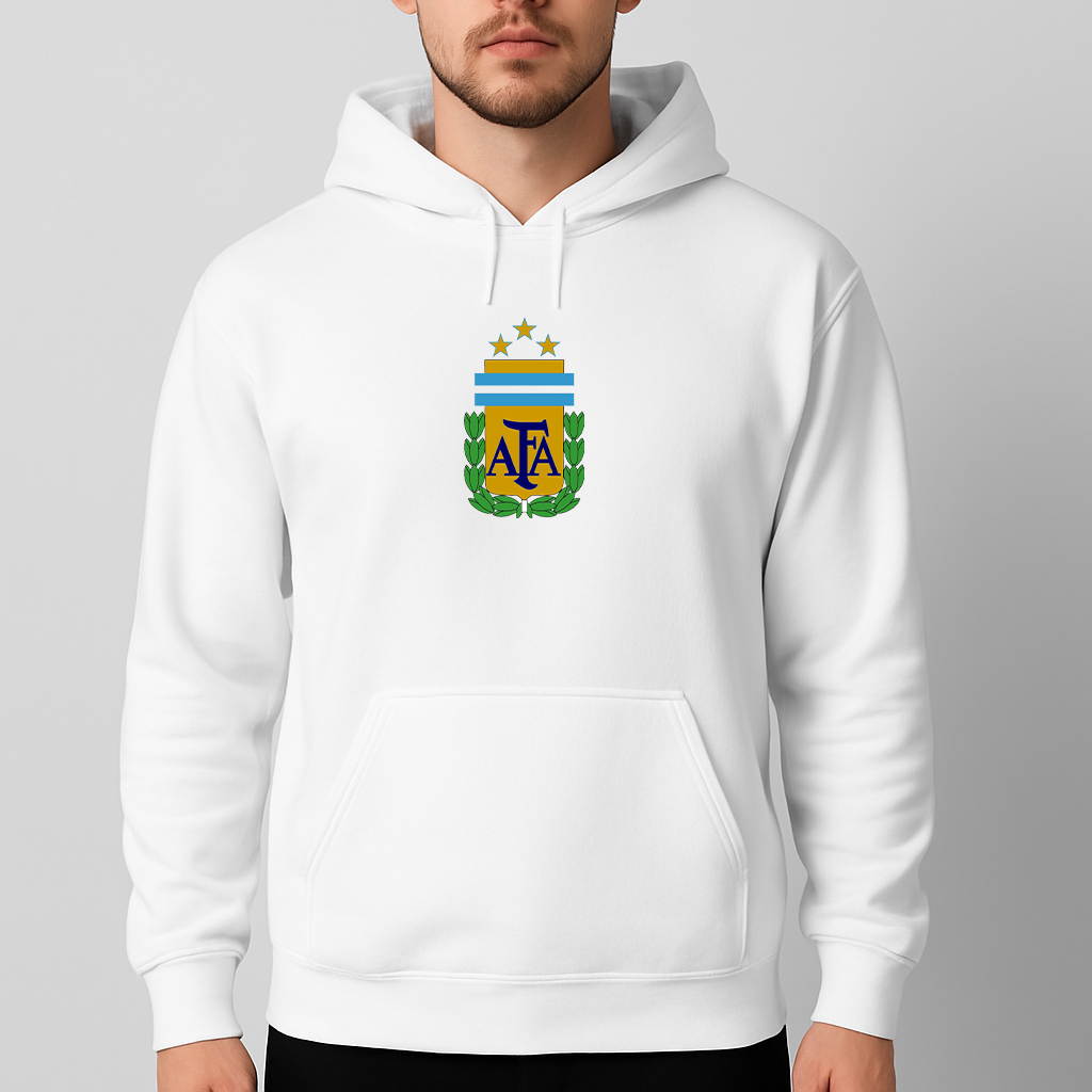 Men's Argentina National Soccer Team Pullover Hoodie