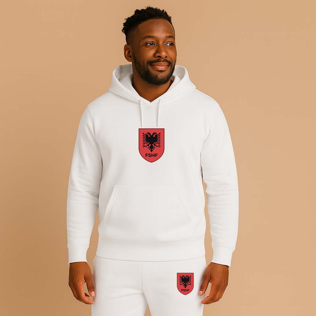 Men's Albania National Soccer Team Hoodie Joggers Set