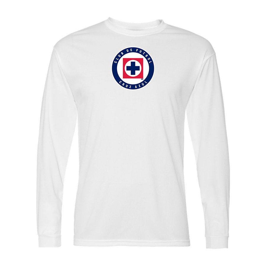 Men’s Cruz Azul Football Club Performance Long Sleeve T-Shirt
