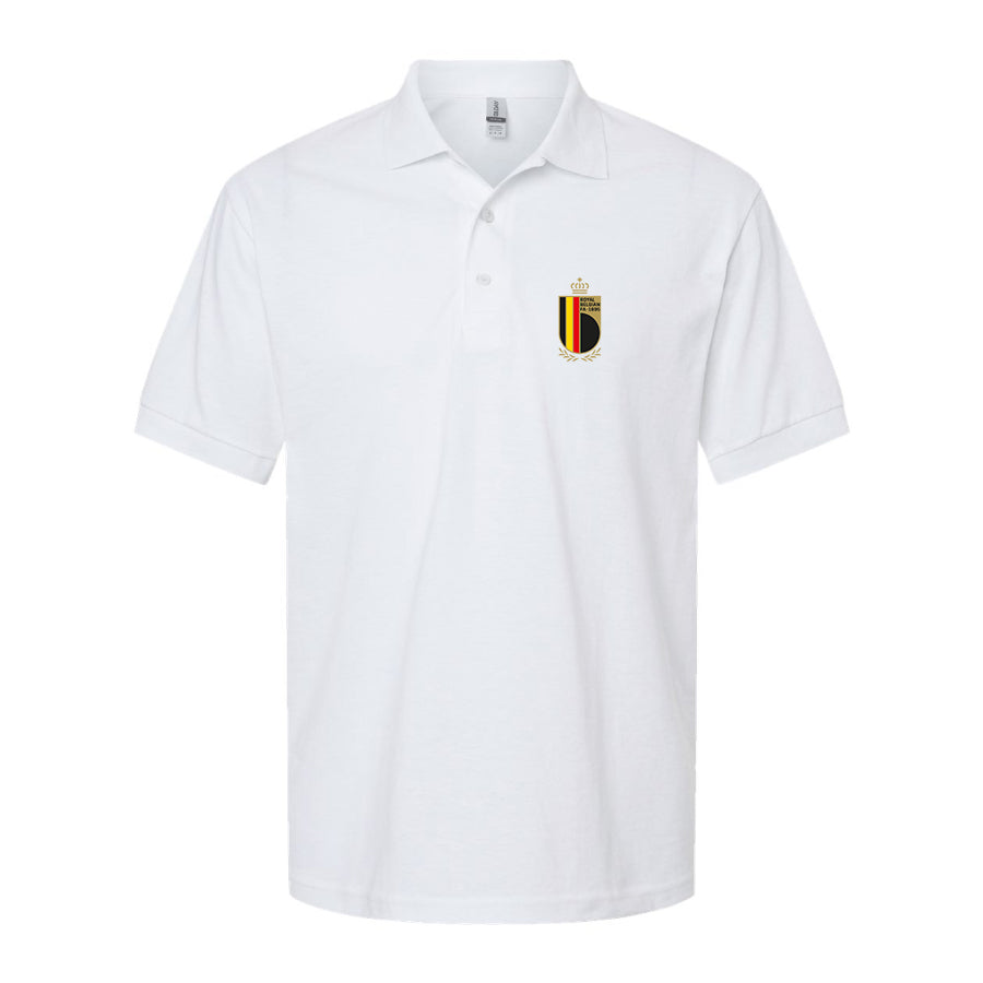 Men's Belgium National Soccer Team Dry Blend Polo