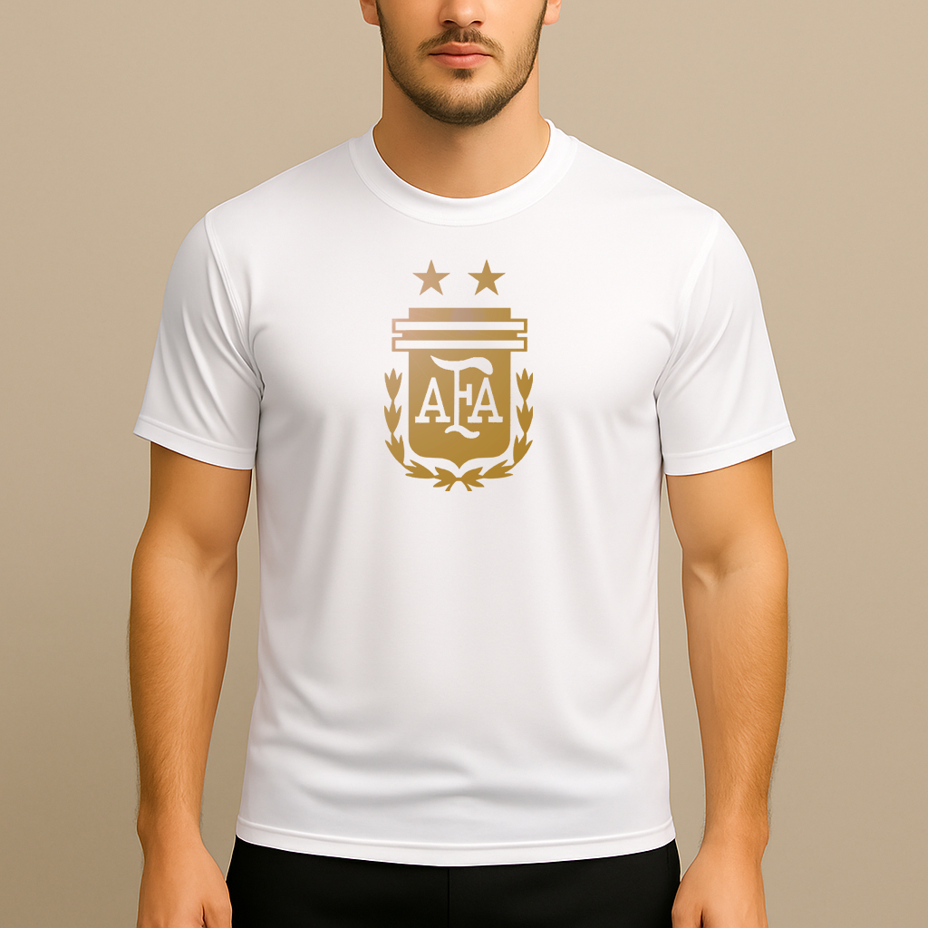 Men's Argentina Soccer Polyester T-Shirt