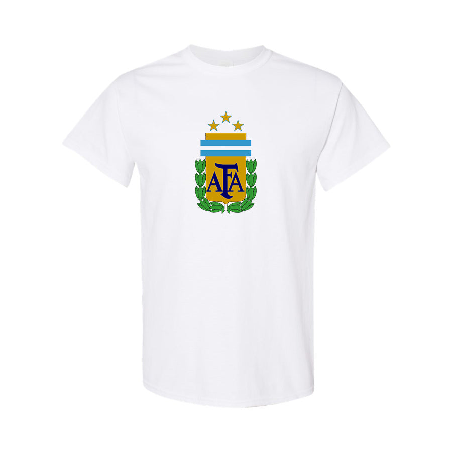 Men's Argentina National Soccer Team Cotton T-Shirt