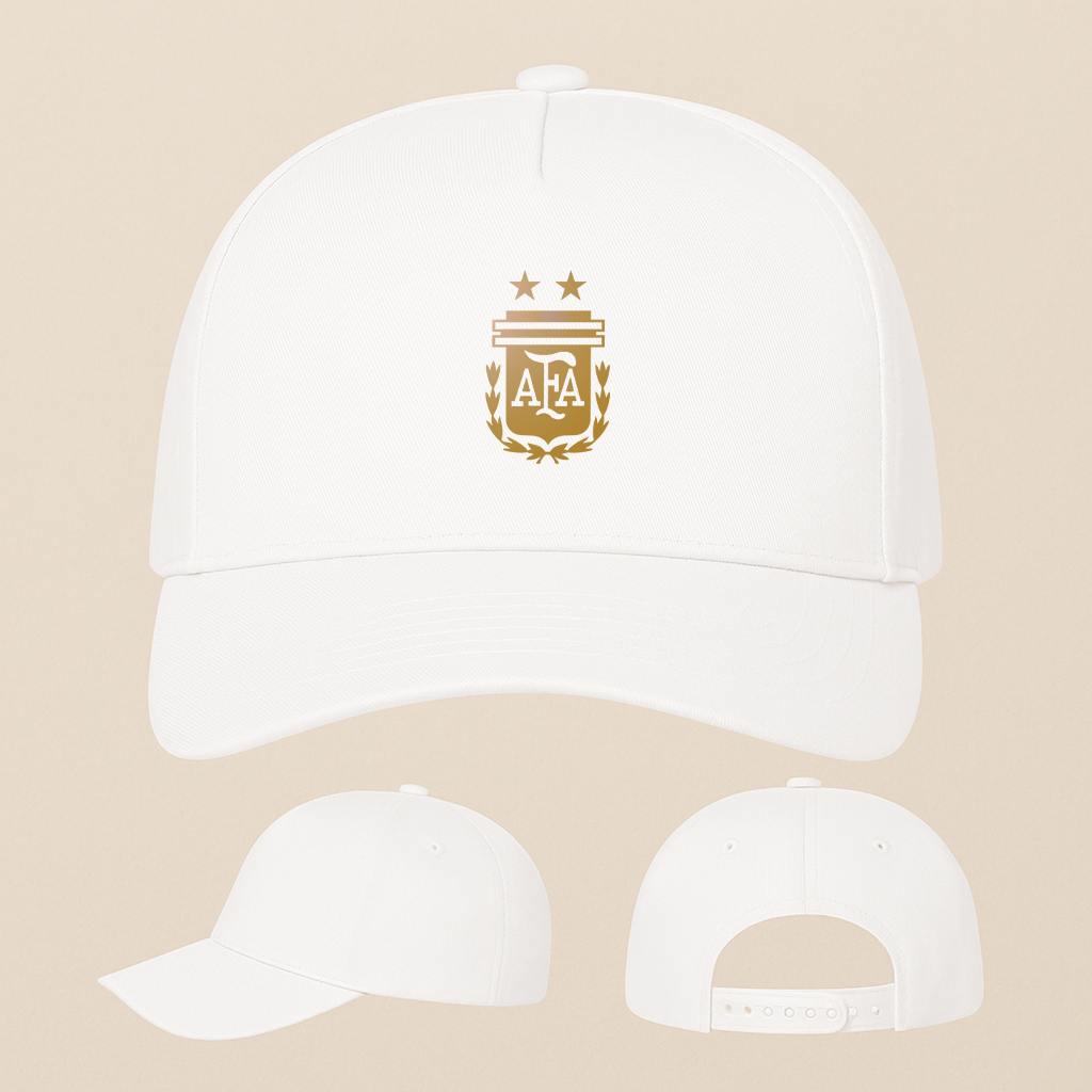 Argentina Soccer Five Panel Twill Snapback Cap