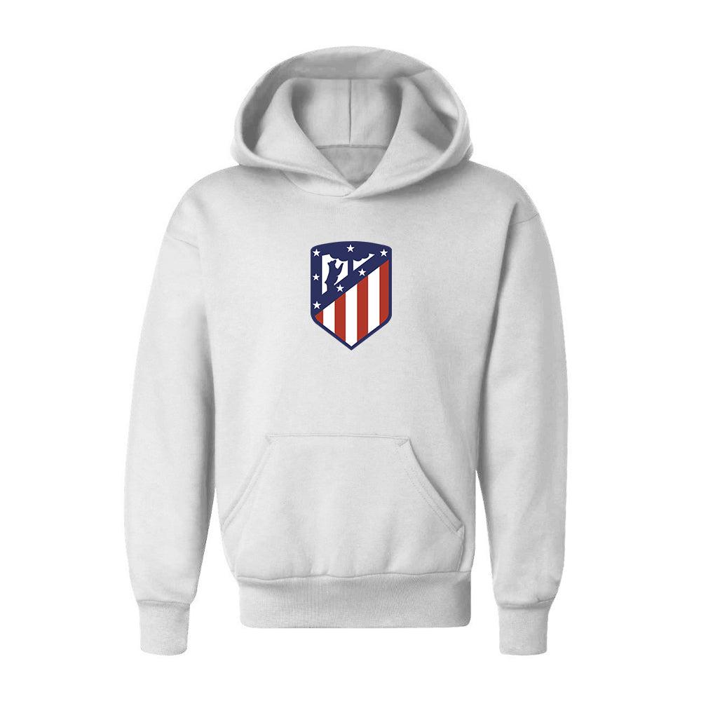 Youth Kids Atletico Madrid FC Pullover Hoodie