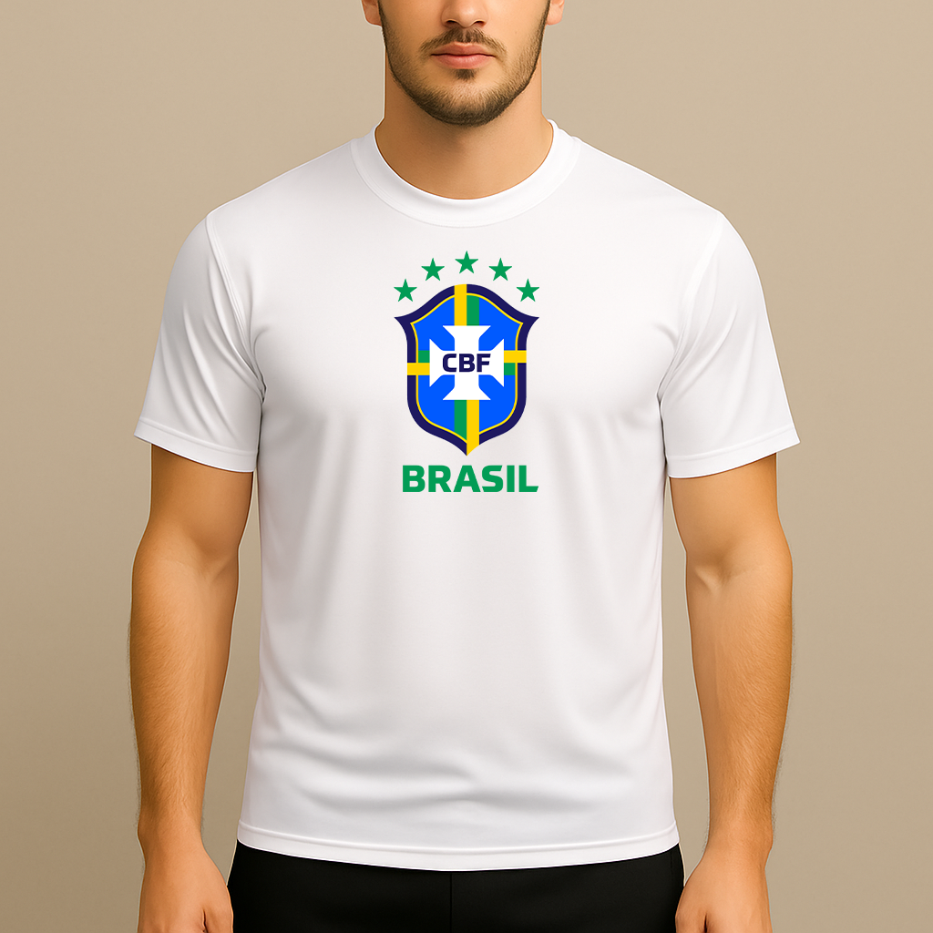 Men's Brasil National Soccer Team Polyester T-Shirt