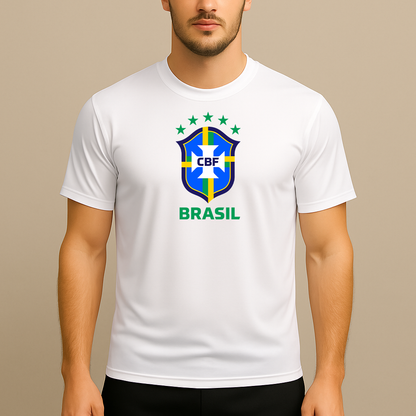 Men's Brasil National Soccer Team Polyester T-Shirt