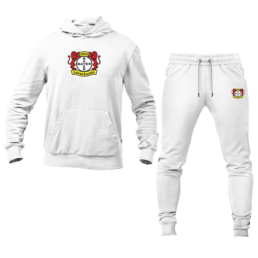 Men's Bayer Leverkusen FC Logo Hoodie Joggers Set