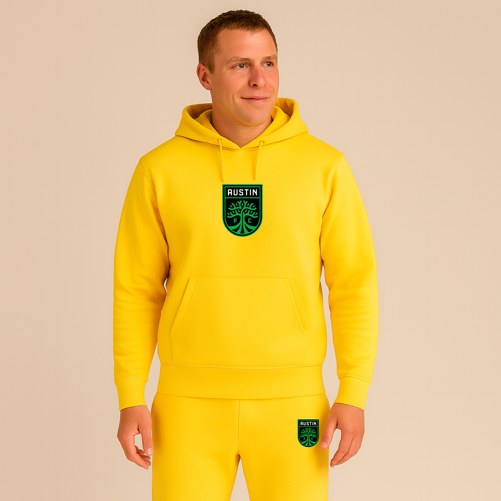 Men's Austin FC Logo Hoodie Joggers Set