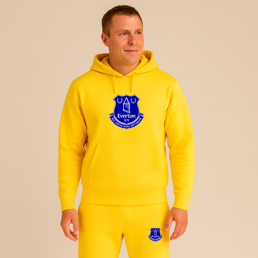 Men's Everton FC Logo Hoodie Joggers Set