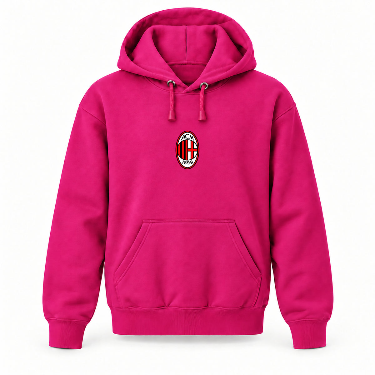 AC Milan Soccer - Youth Large Hoodie (Ages 10–12) | Color: Hot Pink