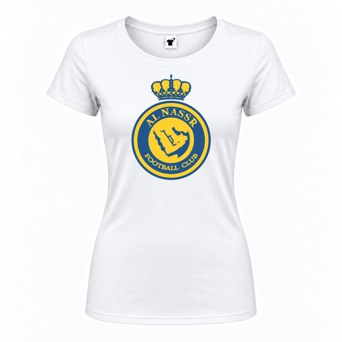 Women's Al Nassr FC Round Neck T-Shirt | Color: White