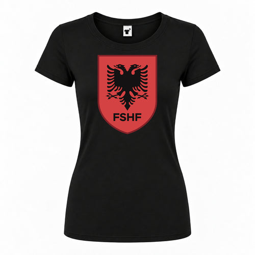 Women's Albania National Soccer Team Round Neck T-Shirt