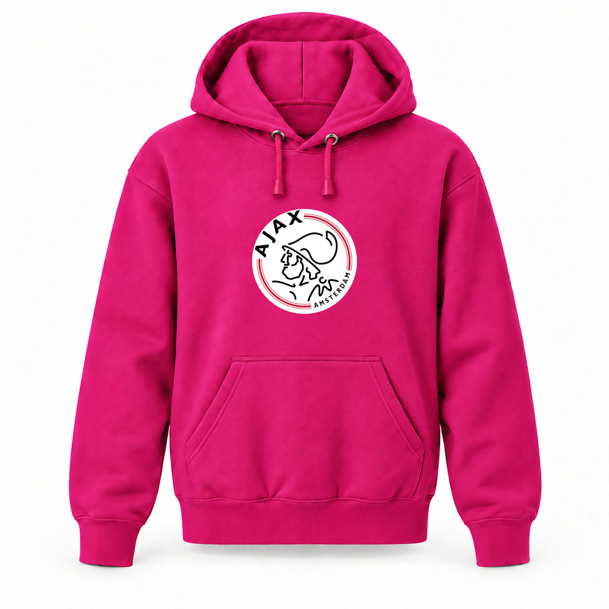 Amsterdamsche FC Ajax - Youth Large Hoodie (Ages 10–12) | Color: Hot Pink