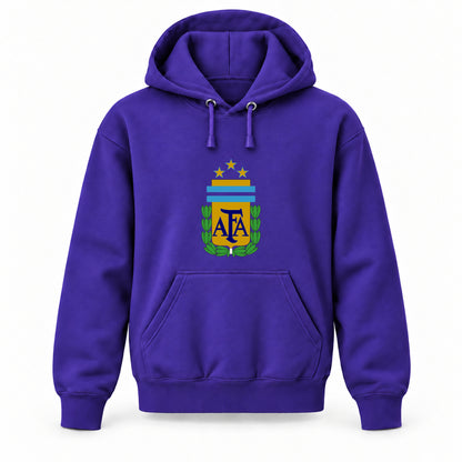 Argentina National Soccer Team - Youth Large Hoodie (Ages 10–12) | Color: Purple