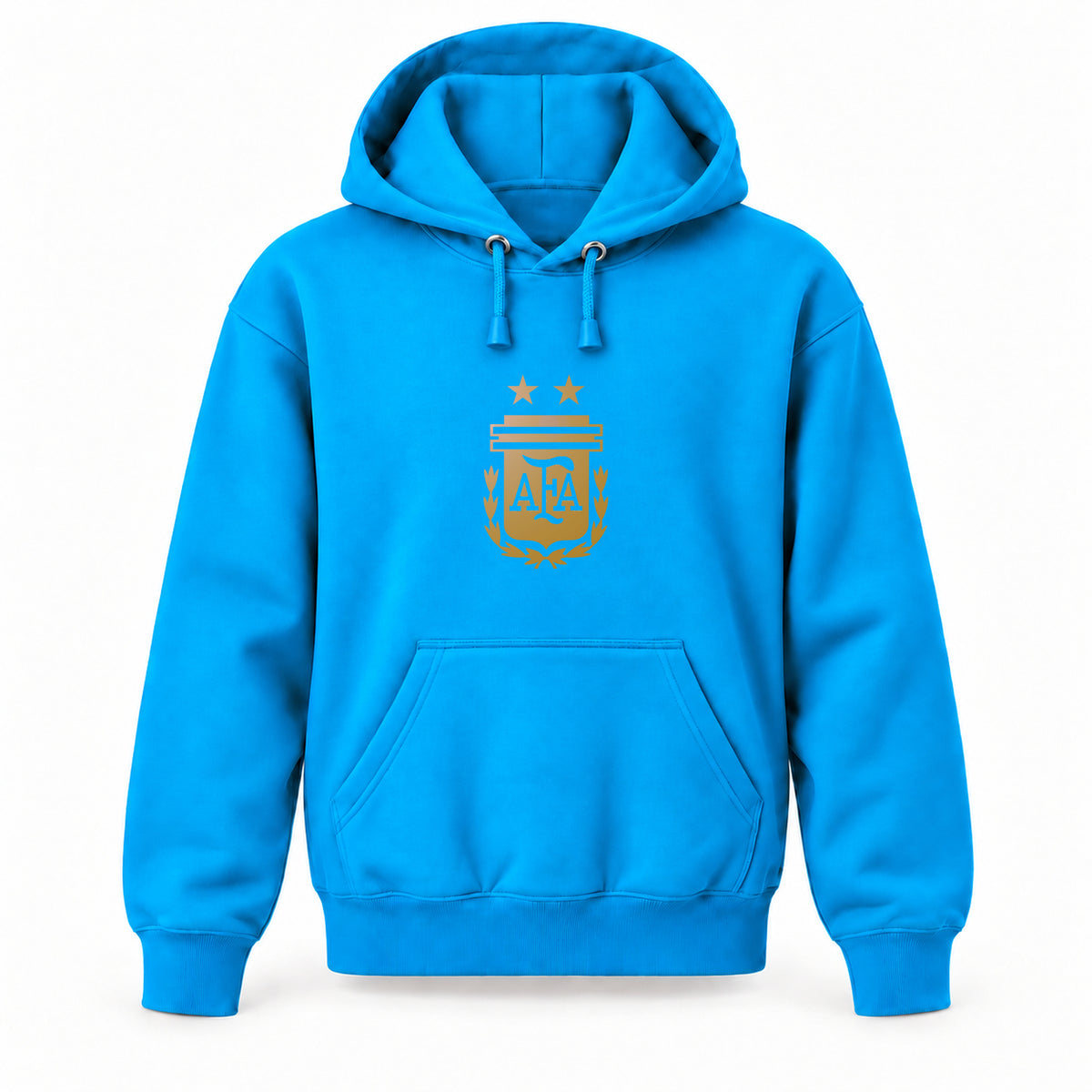Argentina Soccer - Youth Large Hoodie (Ages 10–12) | Color: Turquoise