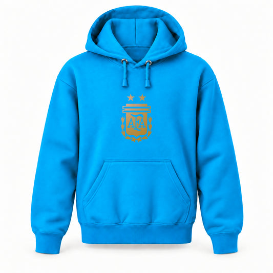 Argentina Soccer - Youth Large Hoodie (Ages 10–12) | Color: Turquoise