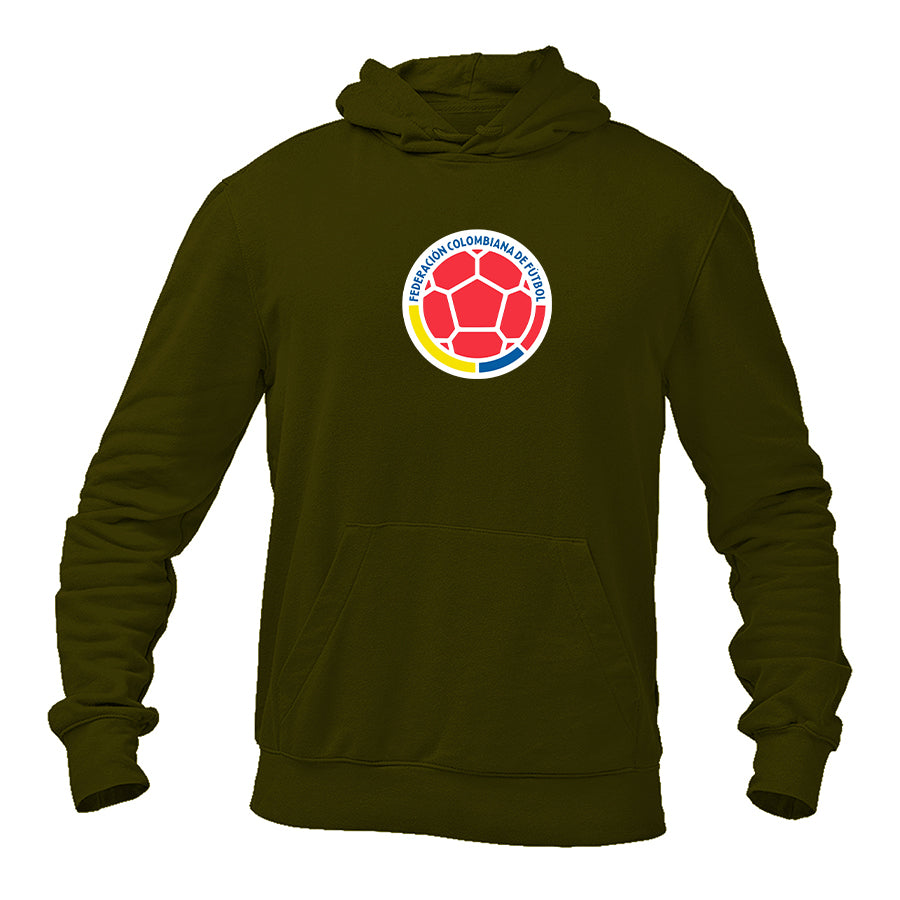 Men's Colombia National Soccer Team Pullover Hoodie