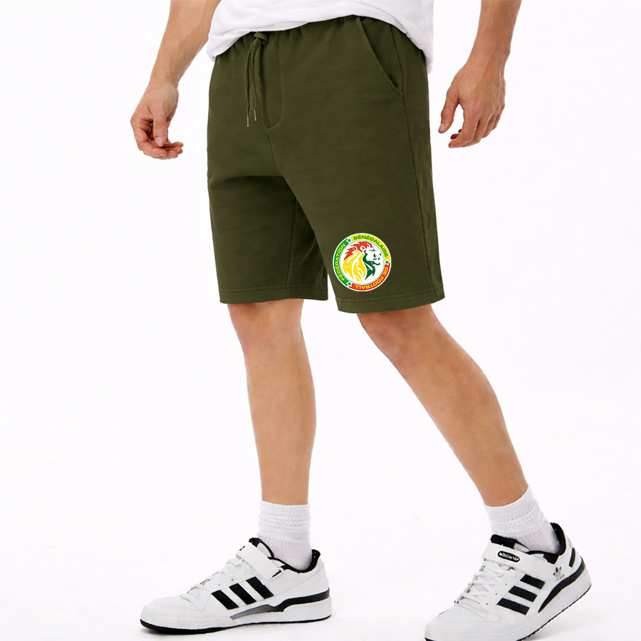 Men's Senegal National Soccer Team Athletic Fleece Shorts