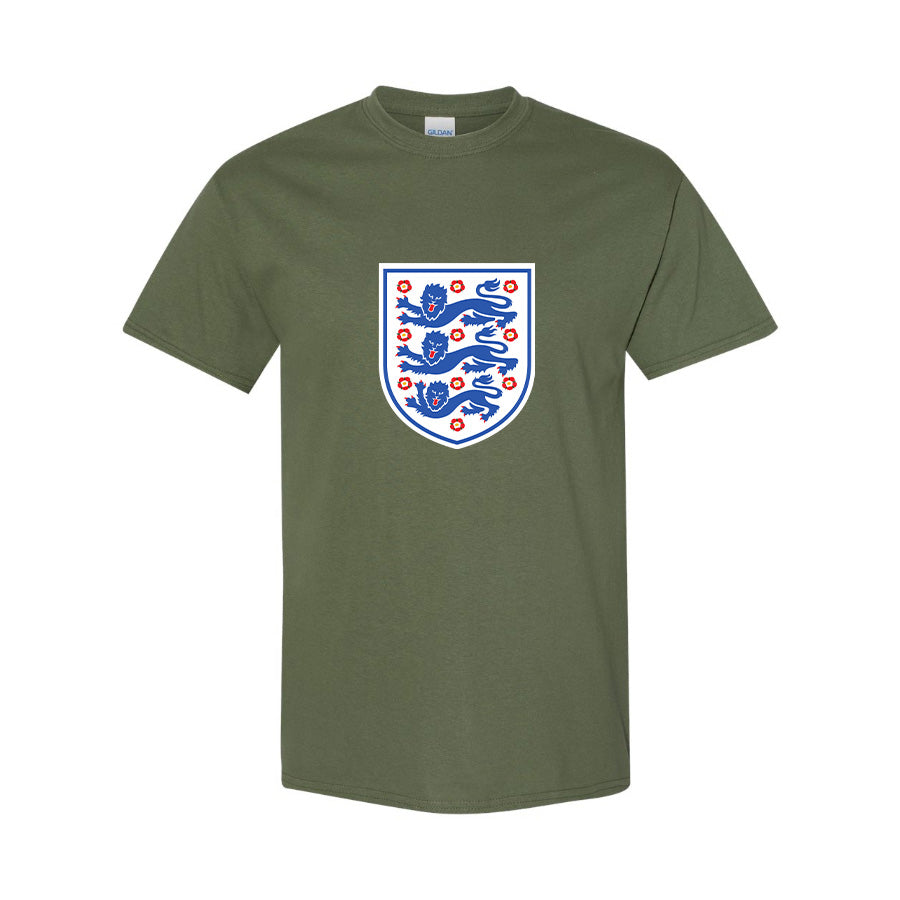 Youth Kids England National Football Team Cotton T-Shirt