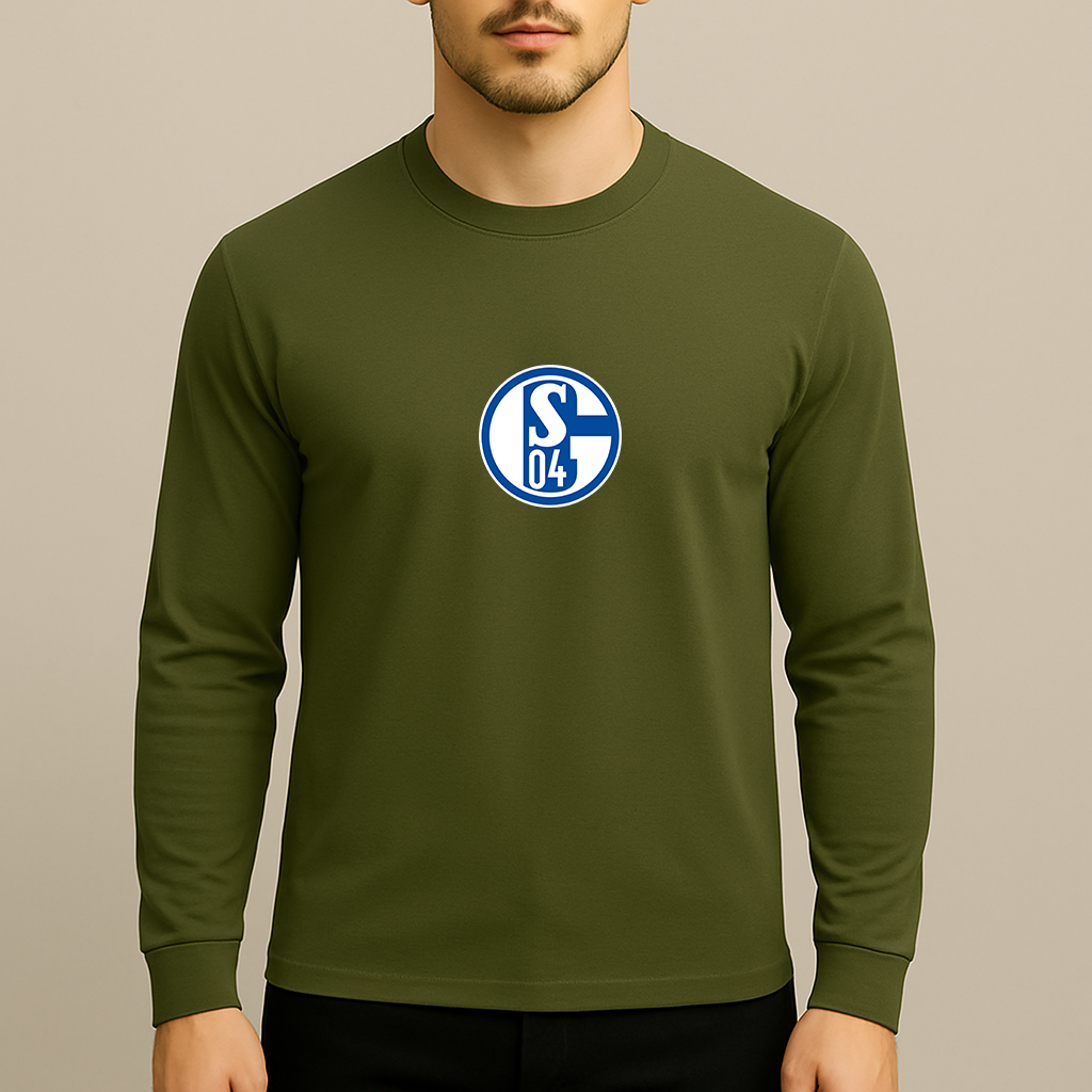 Men's Schalke 04 FC Long Sleeve T-Shirt