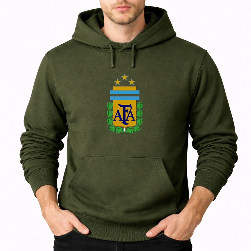 Men's Argentina National Soccer Team Pullover Hoodie